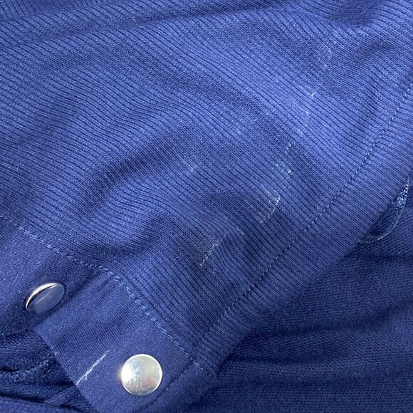 Cable & Gauge Blue Open Front Cardigan Sweater Size XS Womens - Picture 6 of 6